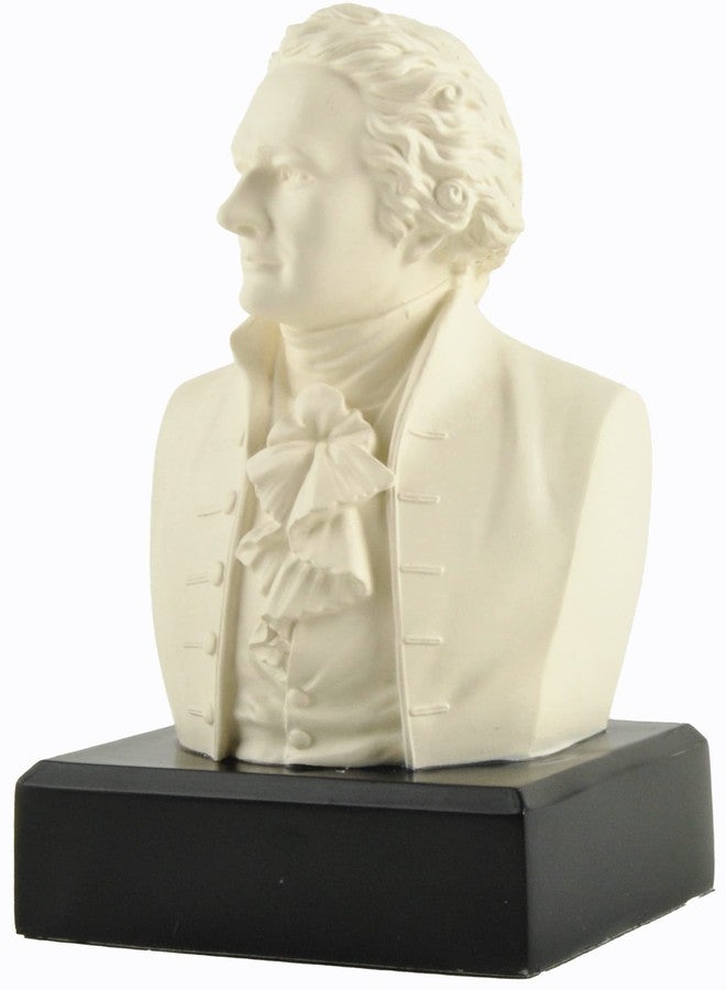 JFSM INC. Alexander Hamilton Founding Father Historical Bust Collectible Memorabilia - Great Americans Collection White - Image 2